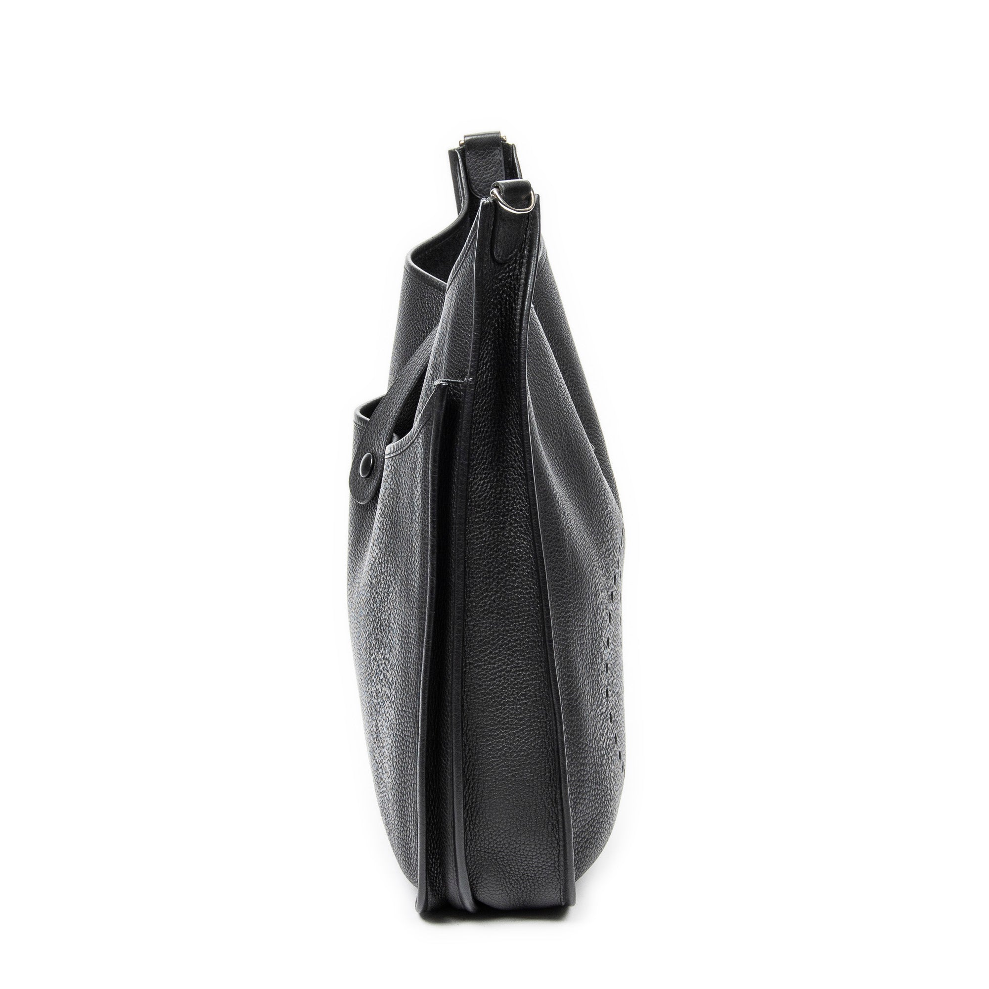 Shoulder Bag Evelyne II TGM Black Togo Leather