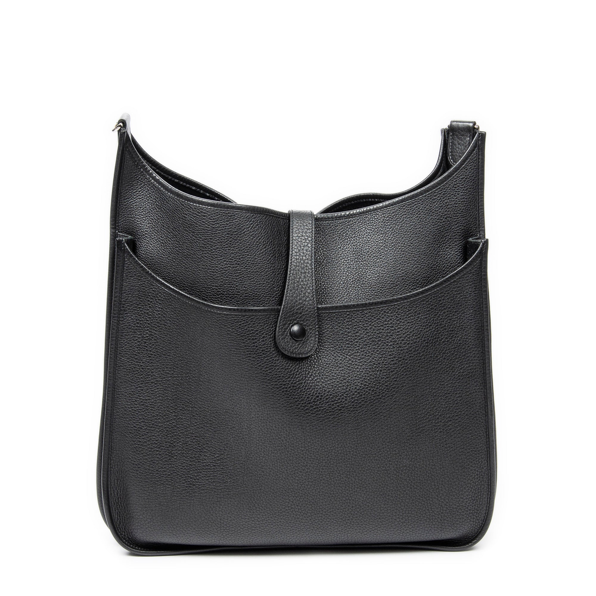 Shoulder Bag Evelyne II TGM Black Togo Leather