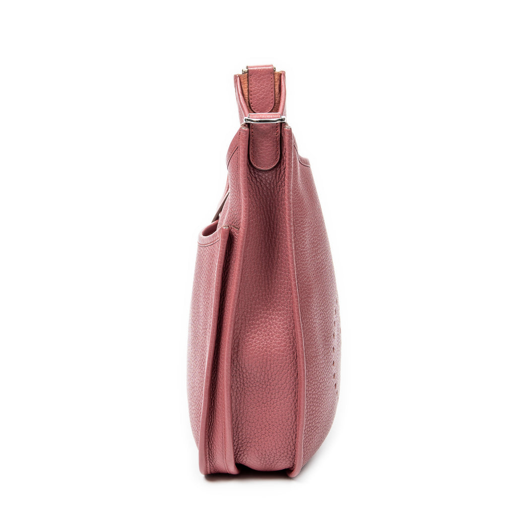 Shoulder Bag Evelyne III PM Bois de Rose Clemence Leather