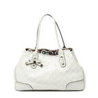 Shoulder Bag Medium Princy Tote Ivory Guccissima Leather