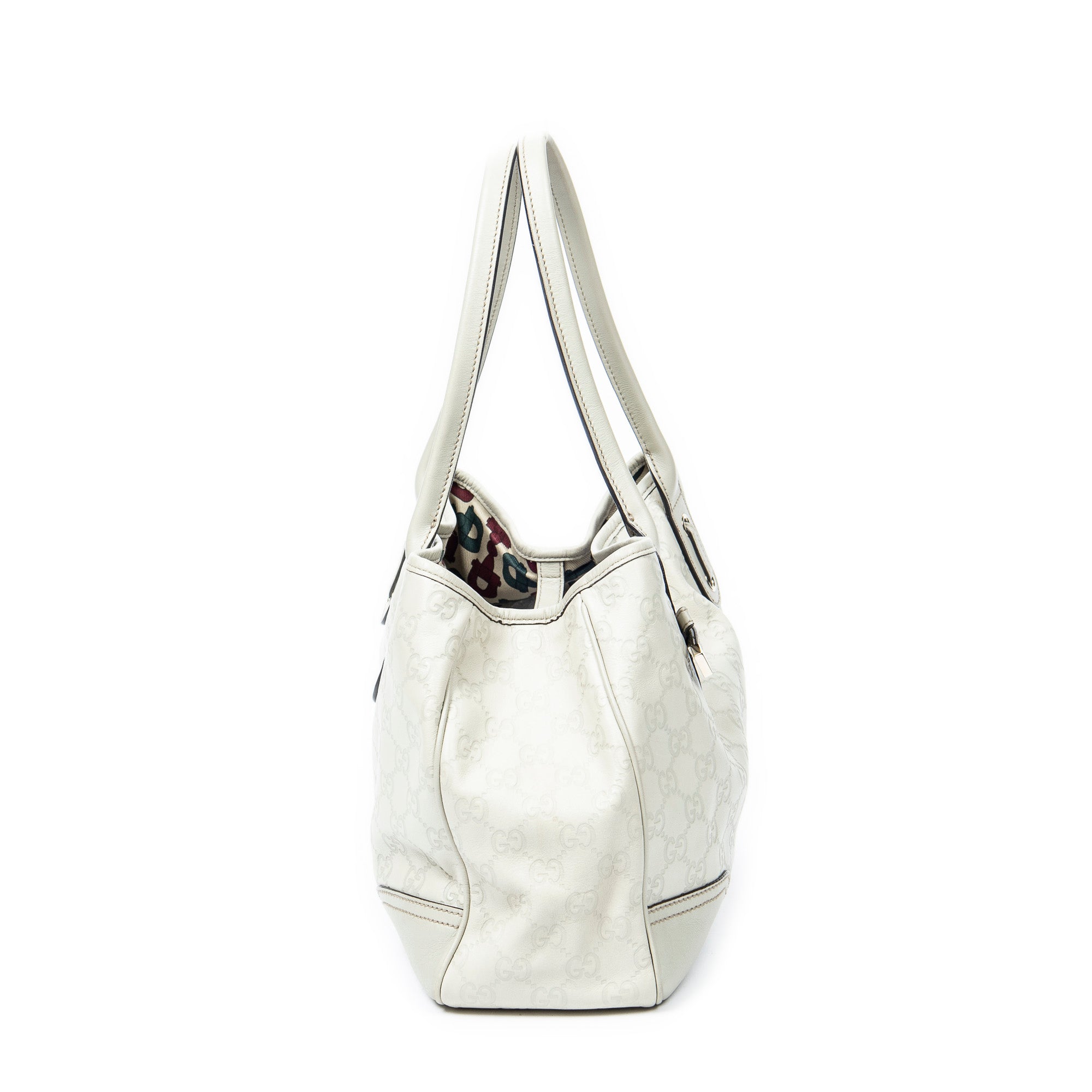 Shoulder Bag Medium Princy Tote Ivory Guccissima Leather