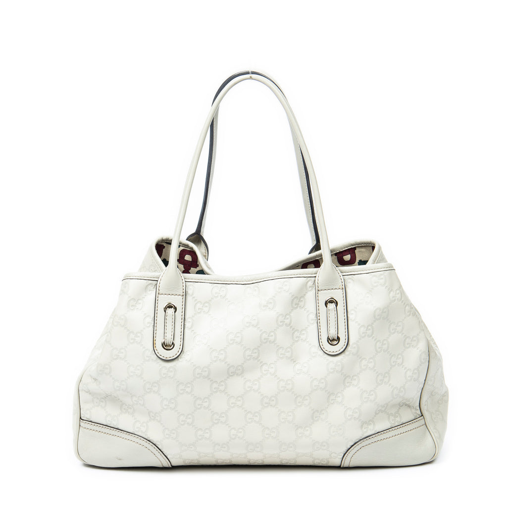Shoulder Bag Medium Princy Tote Ivory Guccissima Leather