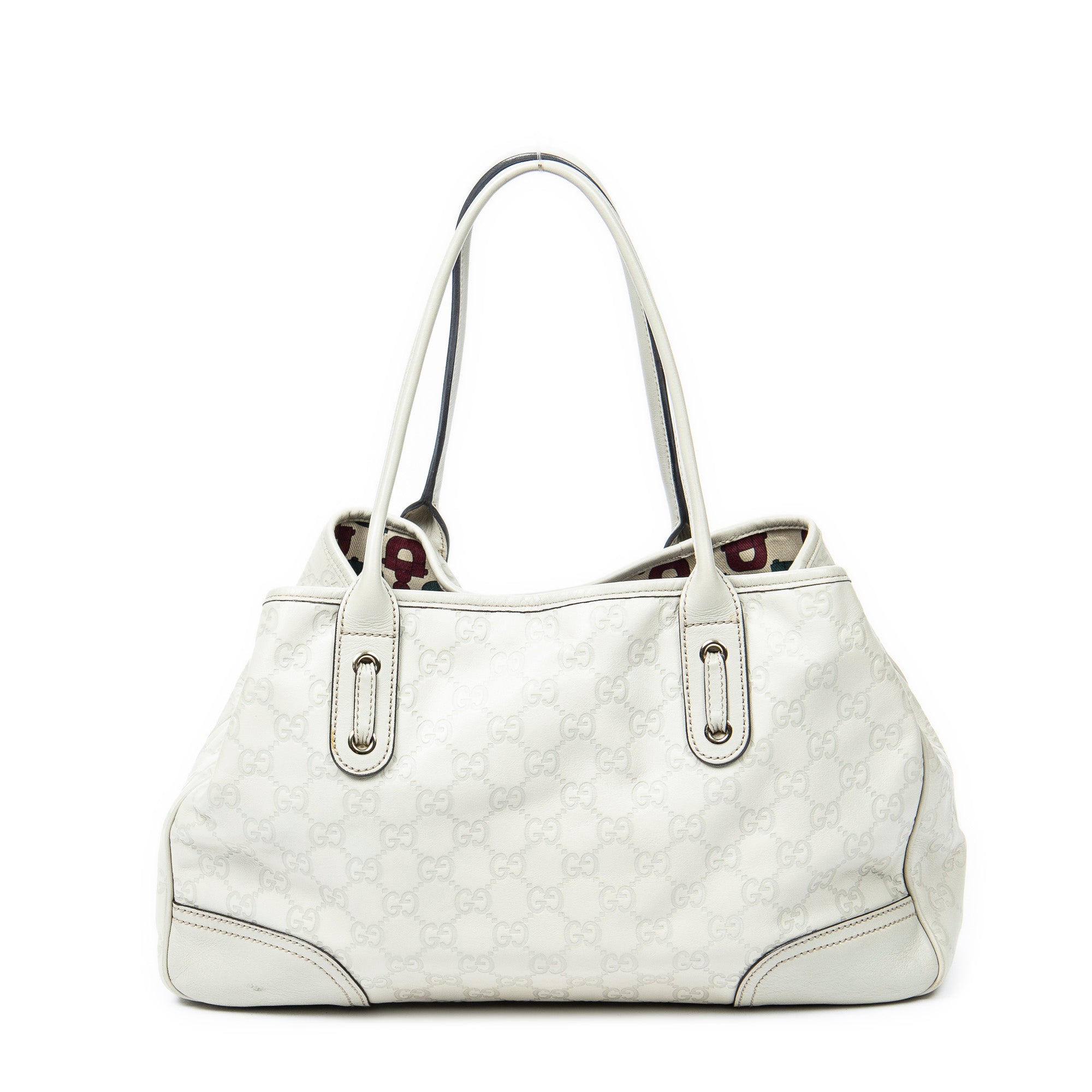 Shoulder Bag Medium Princy Tote Ivory Guccissima Leather