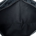 Waist Bag Waist Pouch Black Monogrammed Canvas