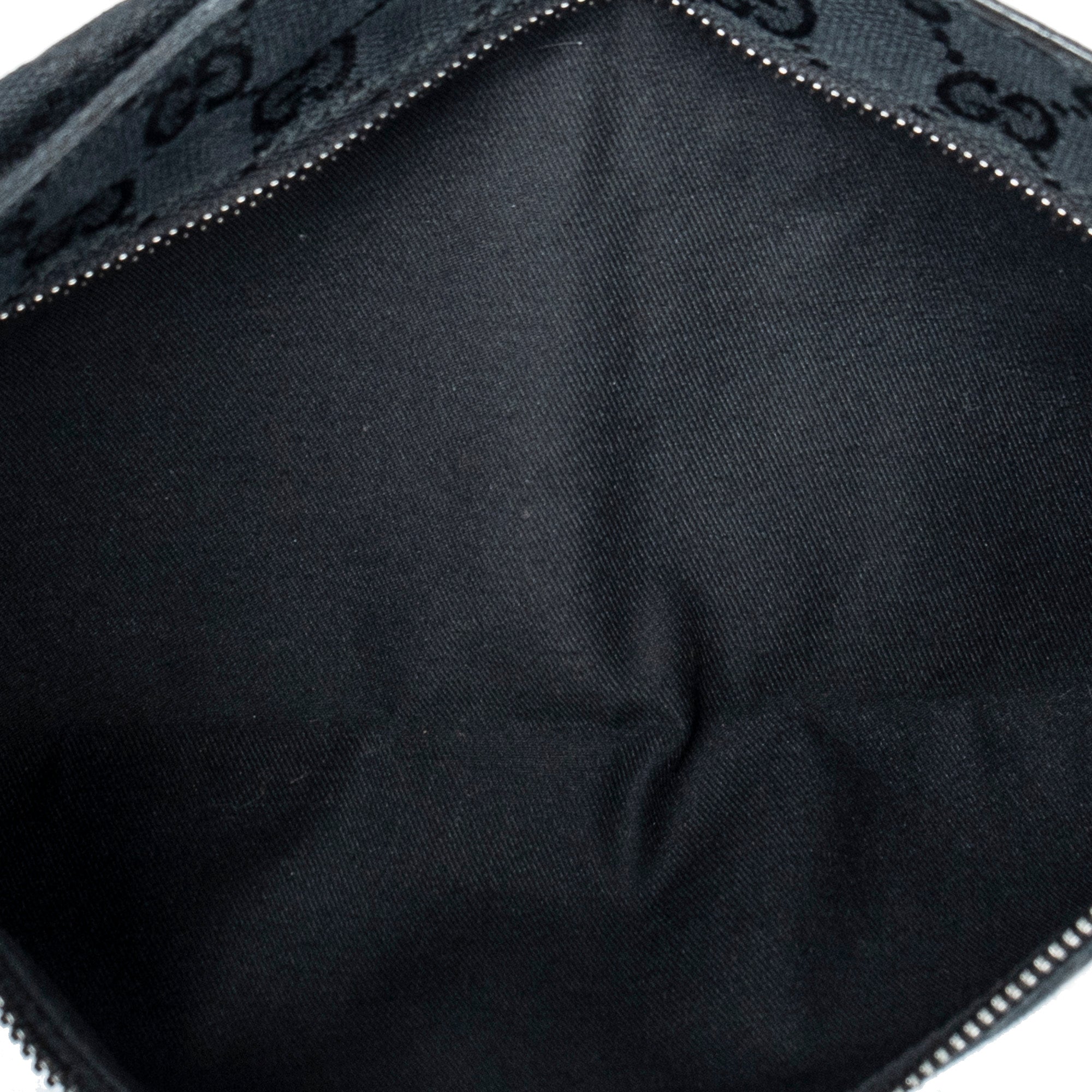 Waist Bag Waist Pouch Black Monogrammed Canvas