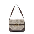 Shoulder Bag Flap Shoulder Dark Brown C Macadam Canvas