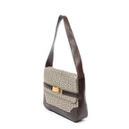 Shoulder Bag Flap Shoulder Dark Brown C Macadam Canvas