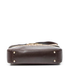 Shoulder Bag Flap Shoulder Dark Brown C Macadam Canvas