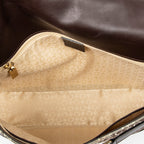 Shoulder Bag Flap Shoulder Dark Brown C Macadam Canvas