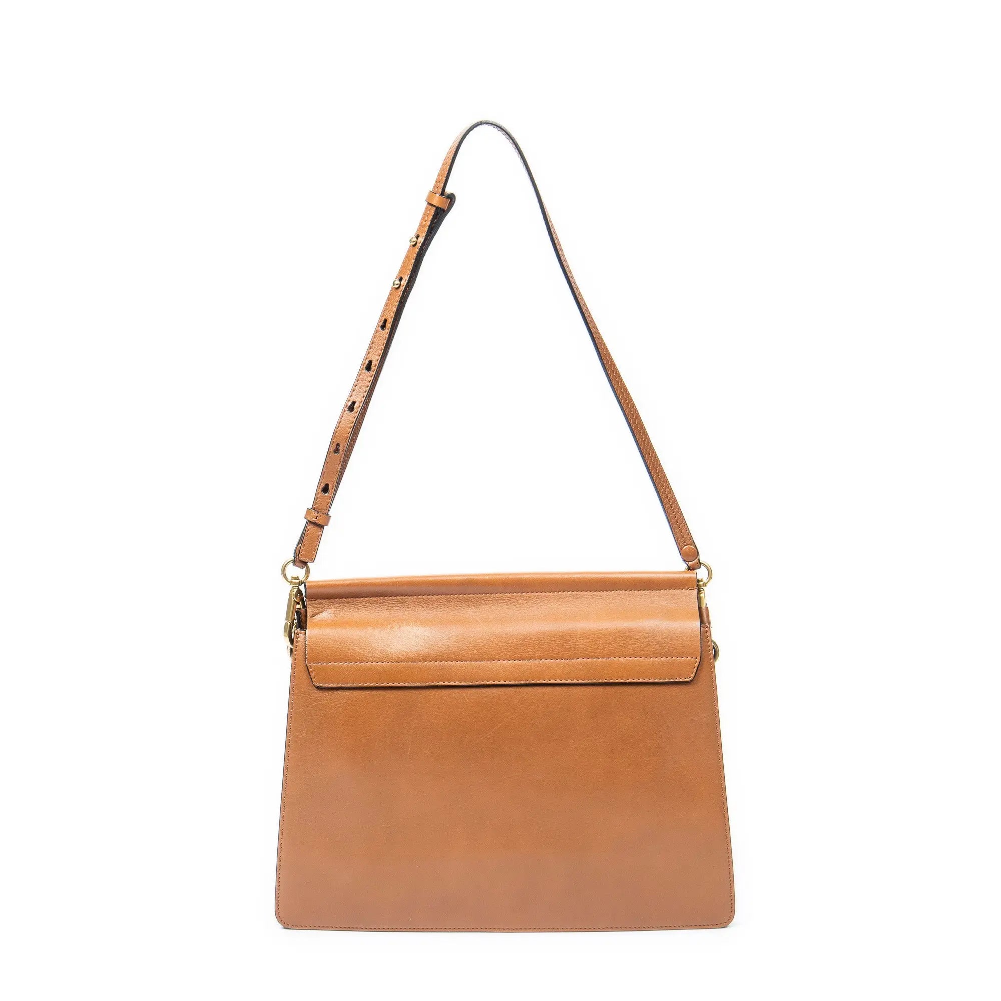 Chloé - Sac à bandoulière Faye en patchwork rayé - Fauve