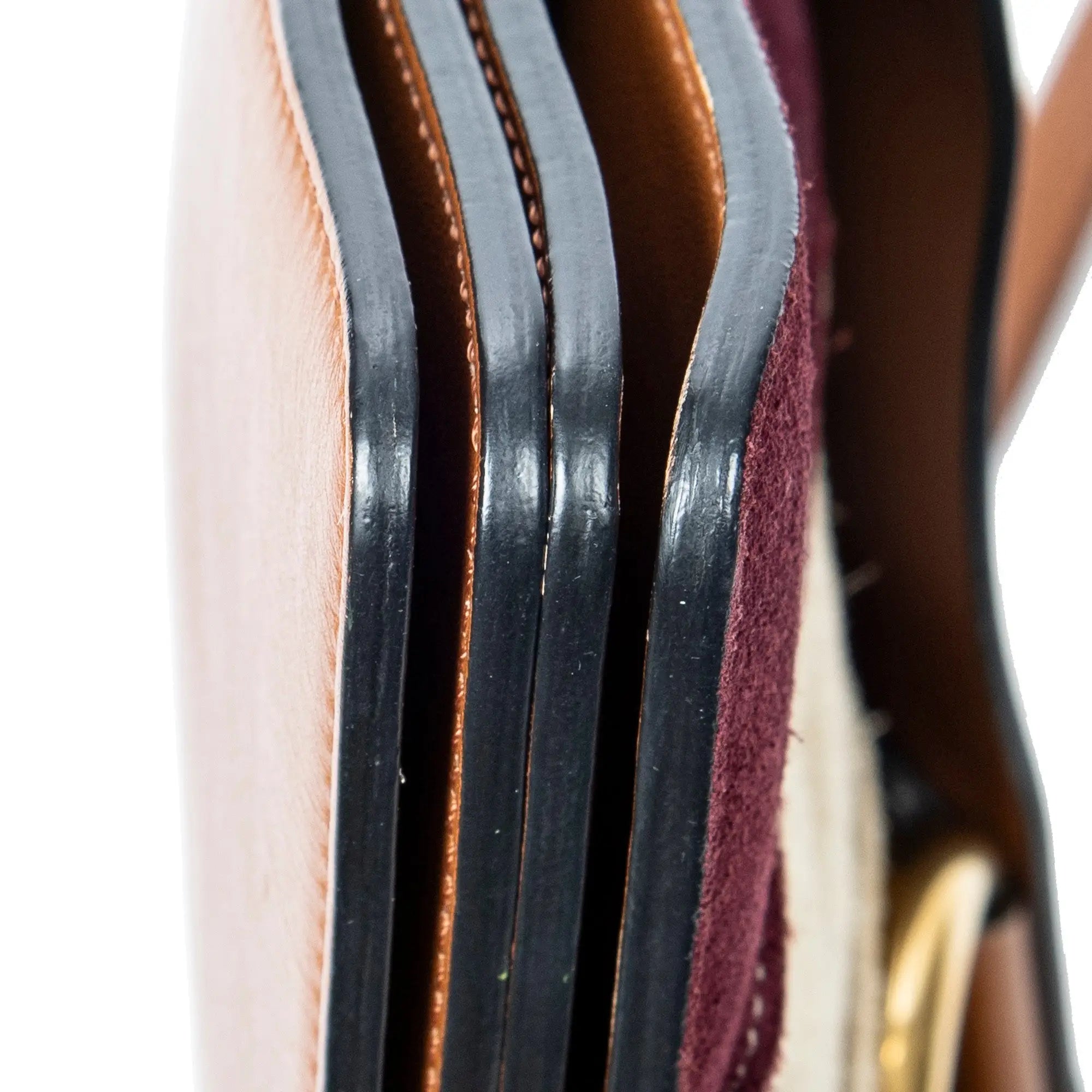 Chloé - Sac à bandoulière Faye en patchwork rayé - Fauve