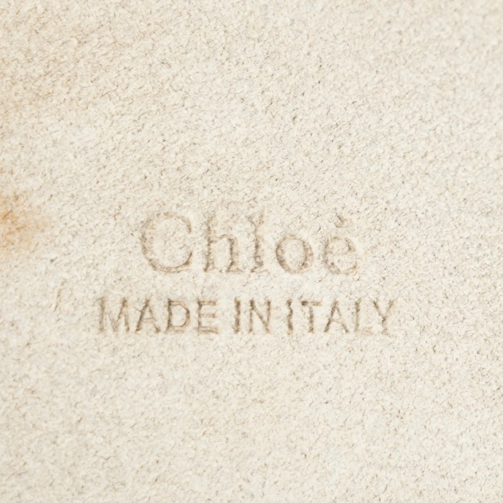 Chloé - Sac à bandoulière Faye en patchwork rayé - Fauve