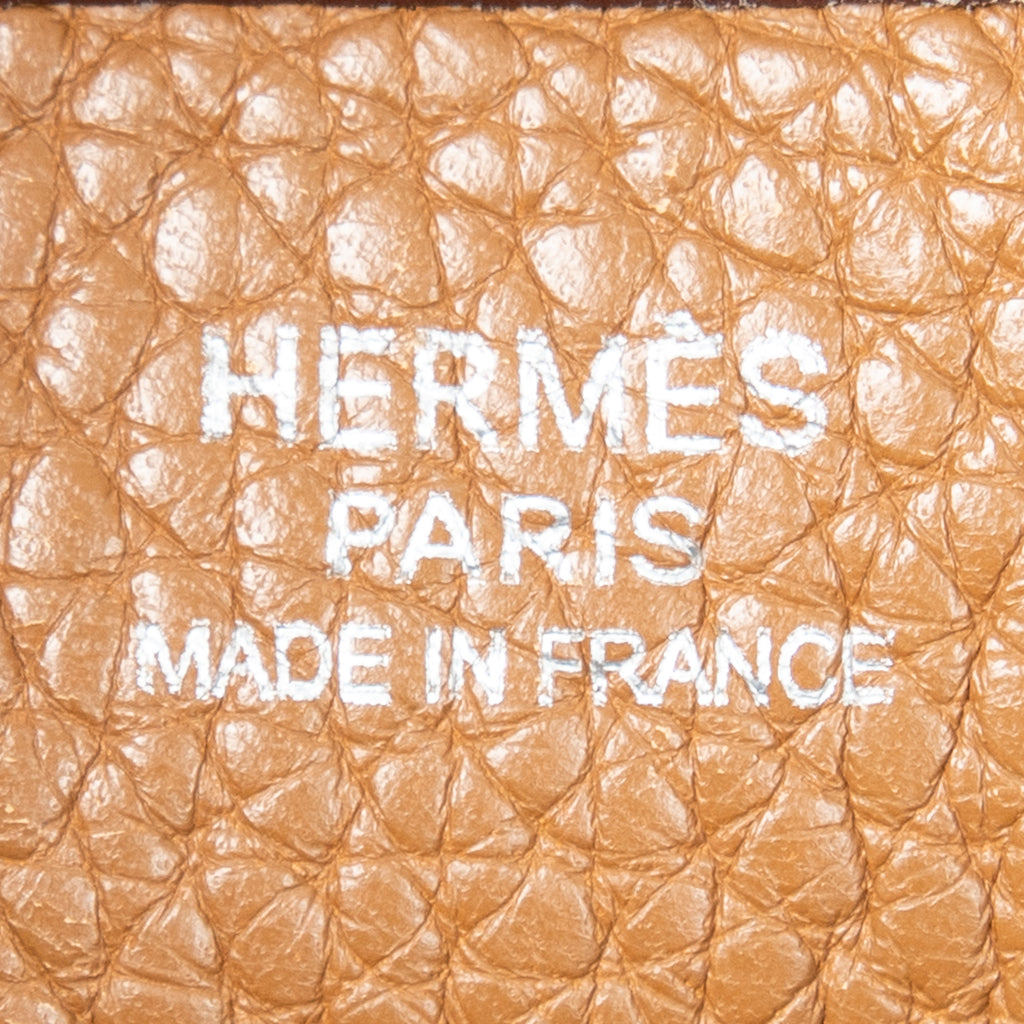 Shoulder Bag Evelyne I GM Gold Clemence Leather