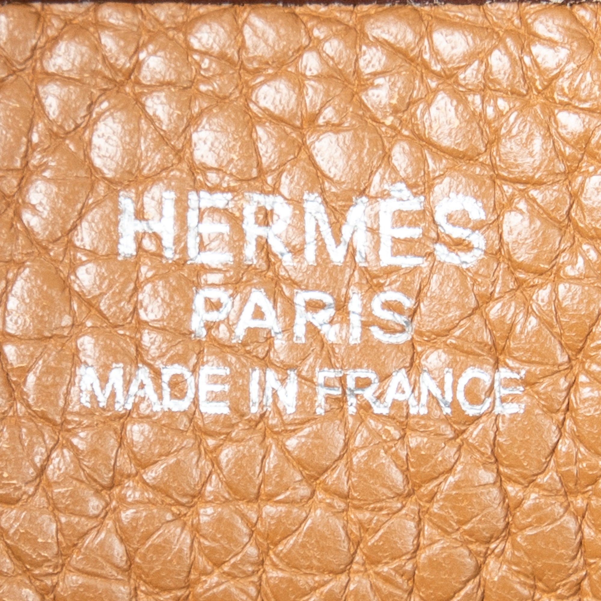 Shoulder Bag Evelyne I GM Gold Clemence Leather