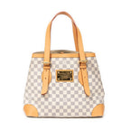 Bolso de Hombro Hampstead MM Damier Azur Color Marfil