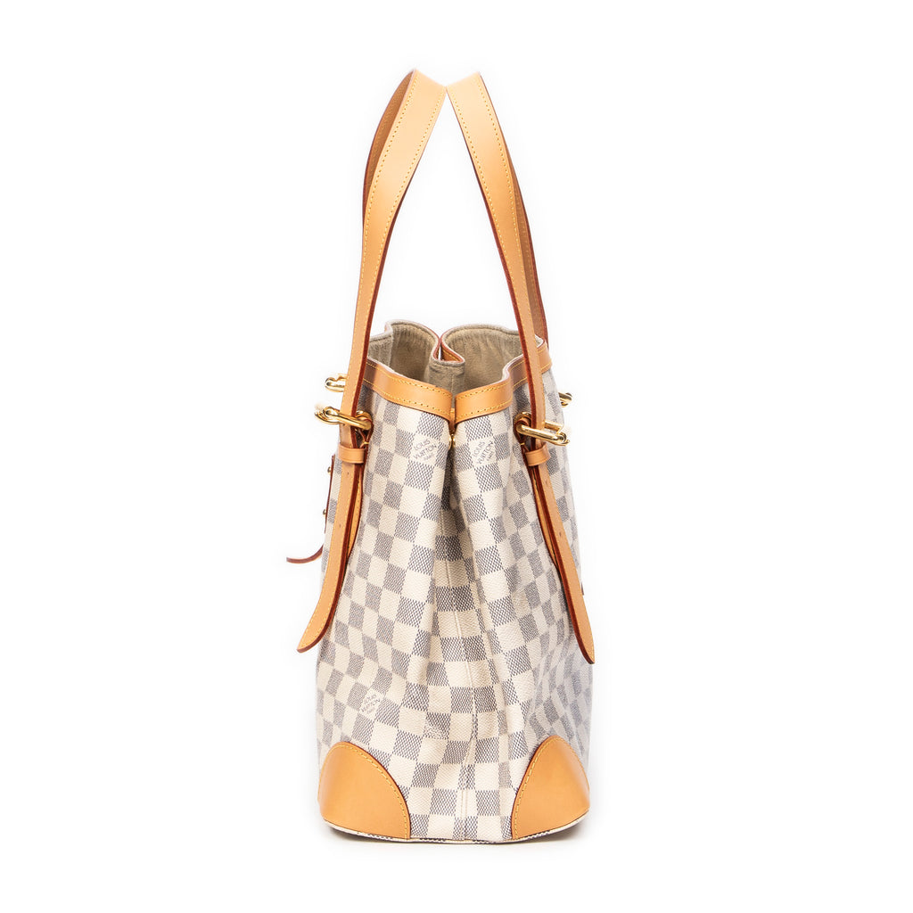 Shoulder Bag Hampstead MM Ivory Damier Azur