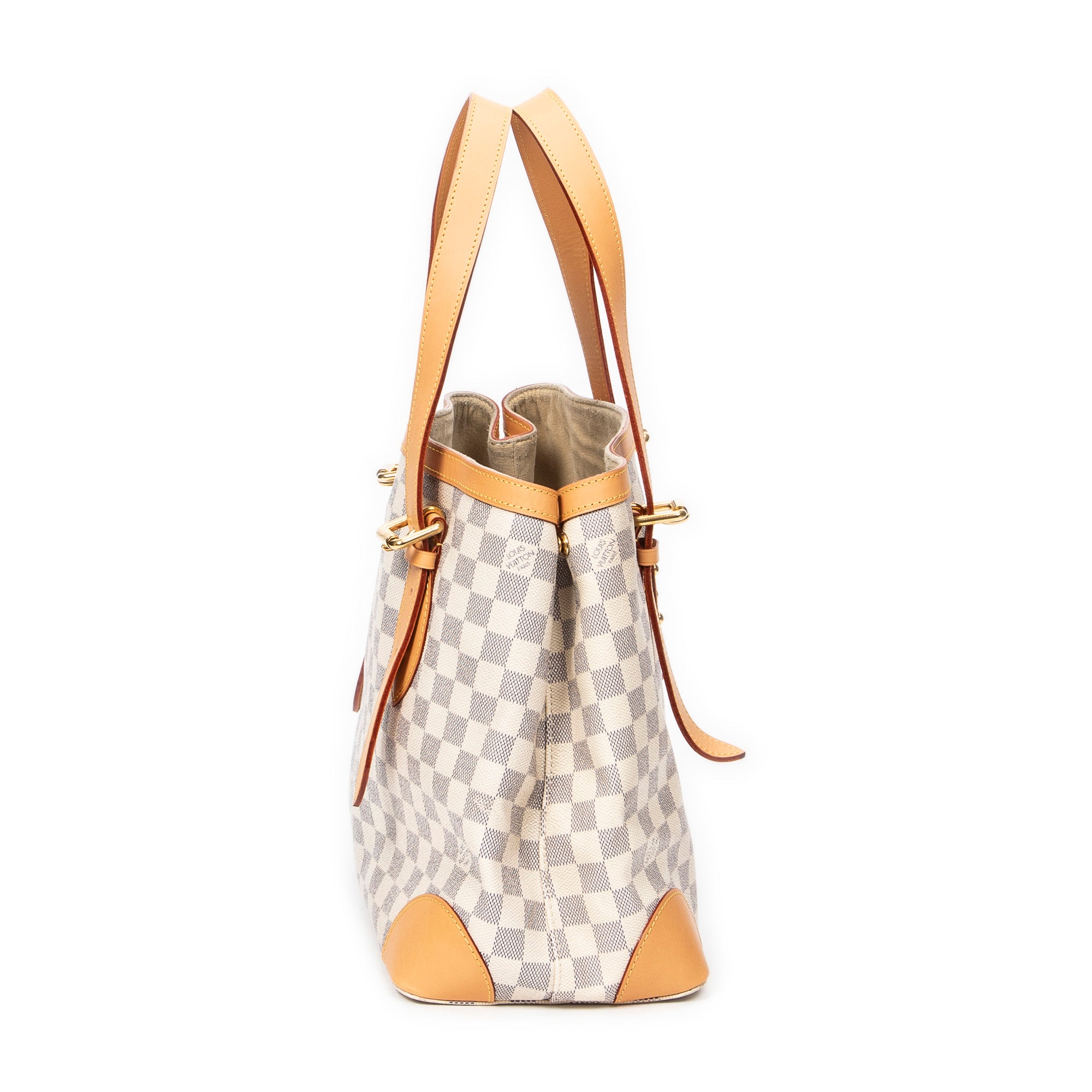 Shoulder Bag Hampstead MM Ivory Damier Azur