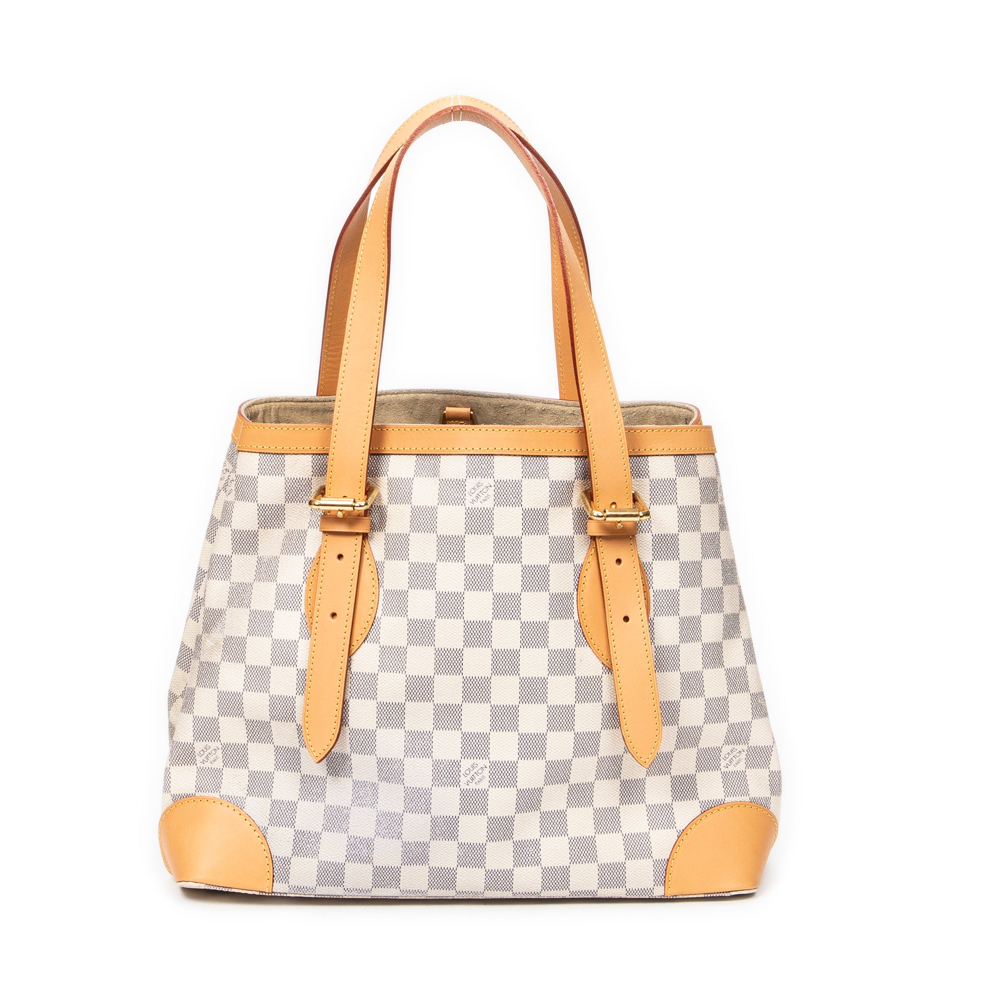 Shoulder Bag Hampstead MM Ivory Damier Azur