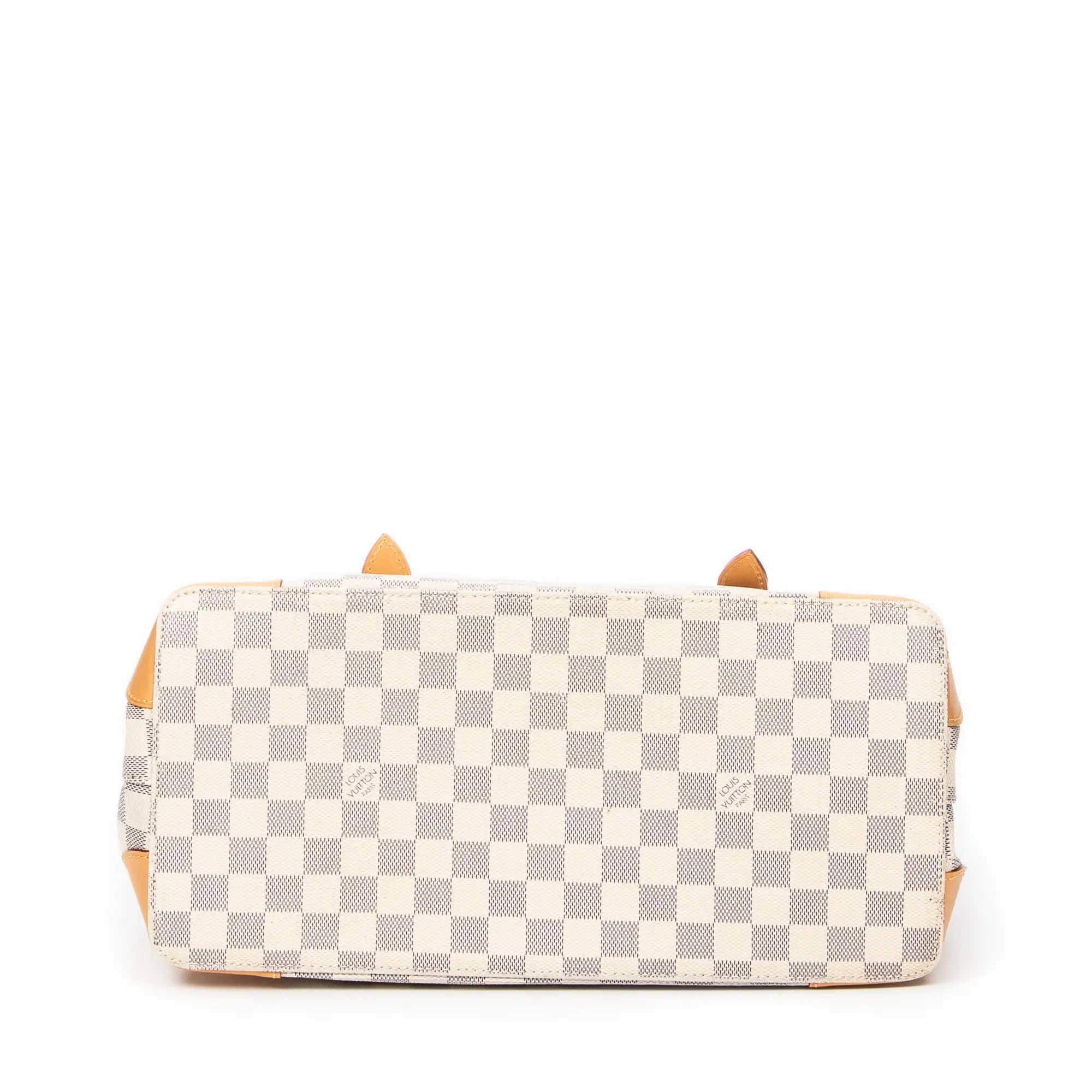 Bolso de Hombro Hampstead MM Damier Azur Color Marfil