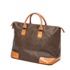Bolso de mano Weekender lona revestida Macadam marrón