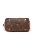 Bolso de mano Weekender lona revestida Macadam marrón