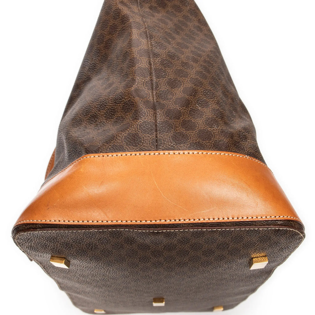 Bolso de mano Weekender lona revestida Macadam marrón