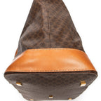 Bolso de mano Weekender lona revestida Macadam marrón