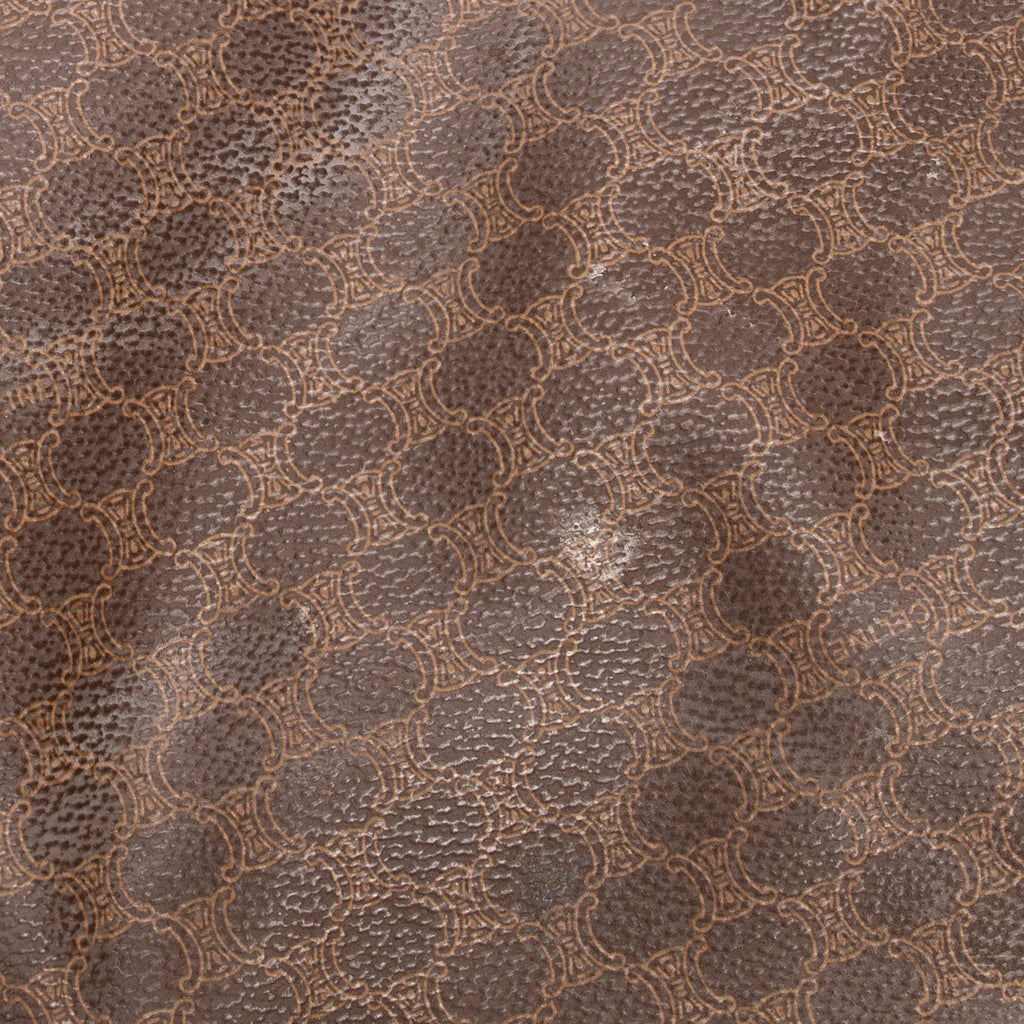 Handbag Weekender Brown Macadam Coated Canvas