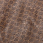 Handbag Weekender Brown Macadam Coated Canvas