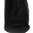 Shoulder Bag Large Canapa Bucket Tote Black Canapa Canvas
