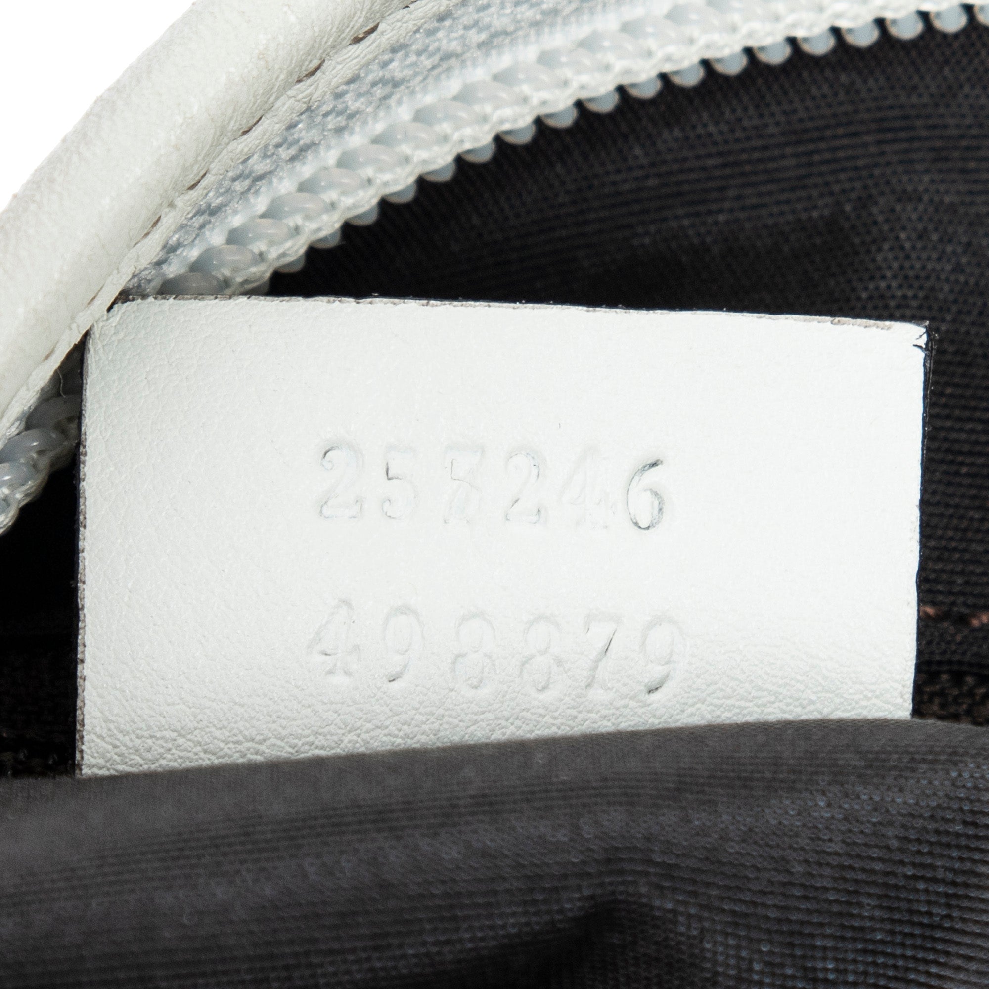 Gucci - Sac bandoulière plat - Marine/Blanc