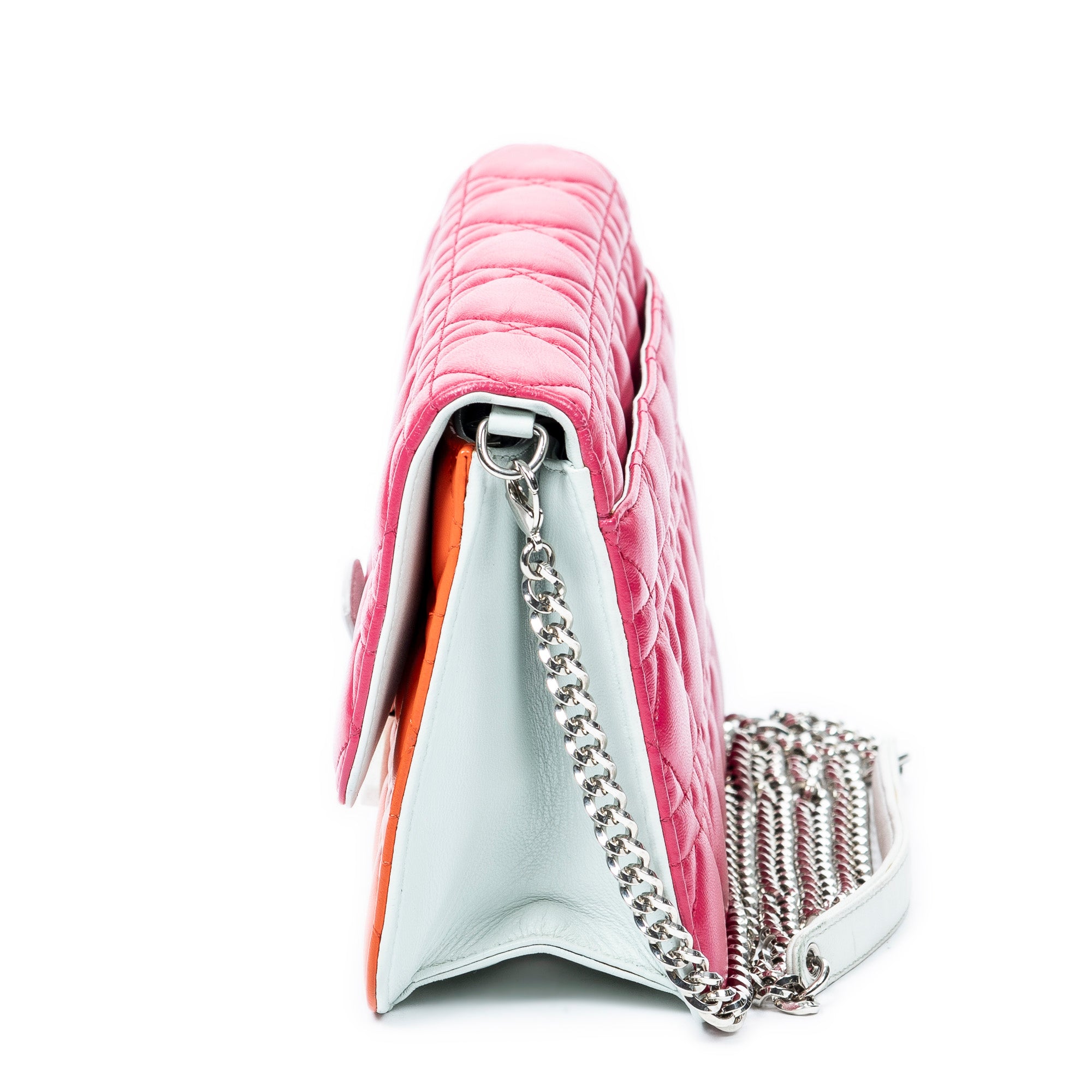 Shoulder Bag Miss Dior Wallet on Chain Pink Cannage Lambskin Leather