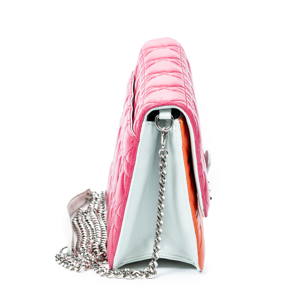 Shoulder Bag Miss Dior Wallet on Chain Pink Cannage Lambskin Leather