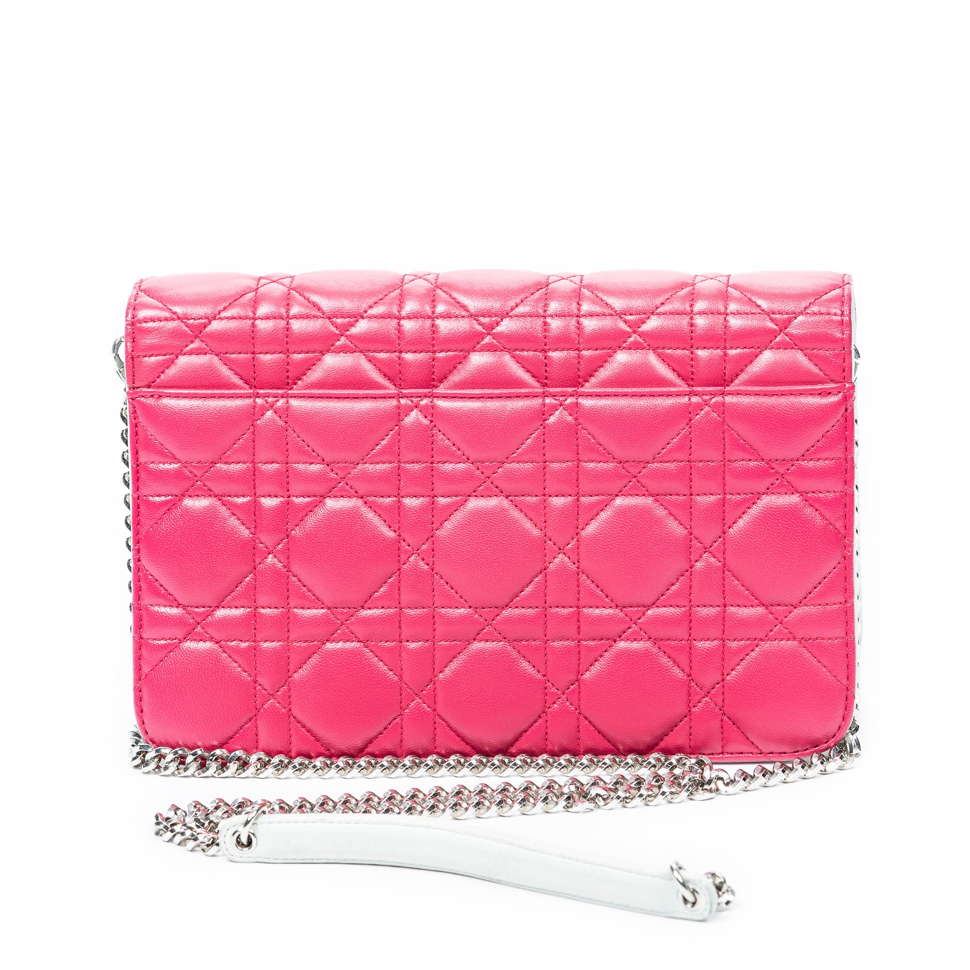 Shoulder Bag Miss Dior Wallet on Chain Pink Cannage Lambskin Leather