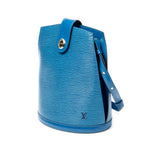 Shoulder Bag Cluny Blue Epi