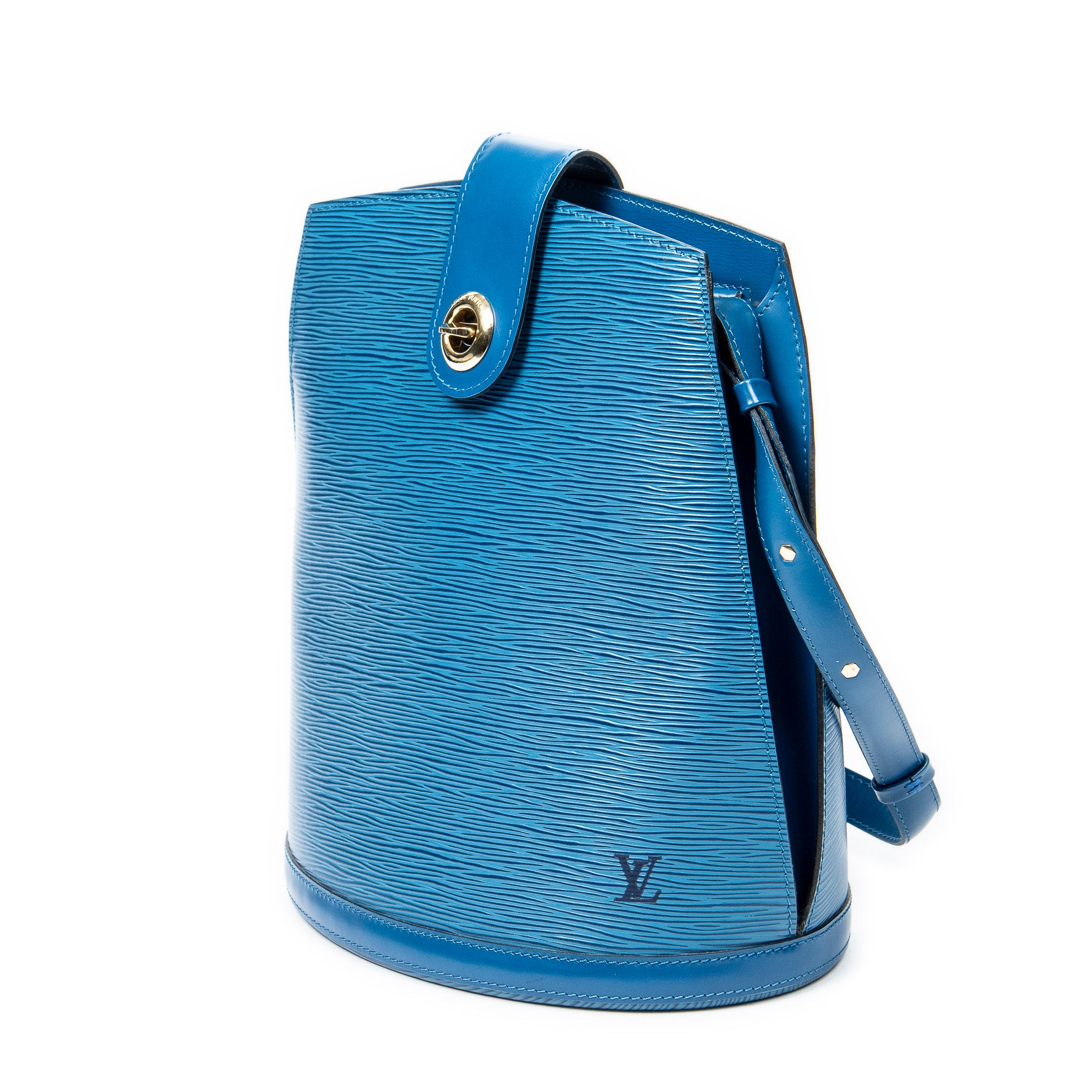 Shoulder Bag Cluny Blue Epi