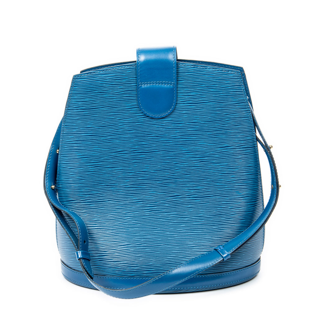 Shoulder Bag Cluny Blue Epi