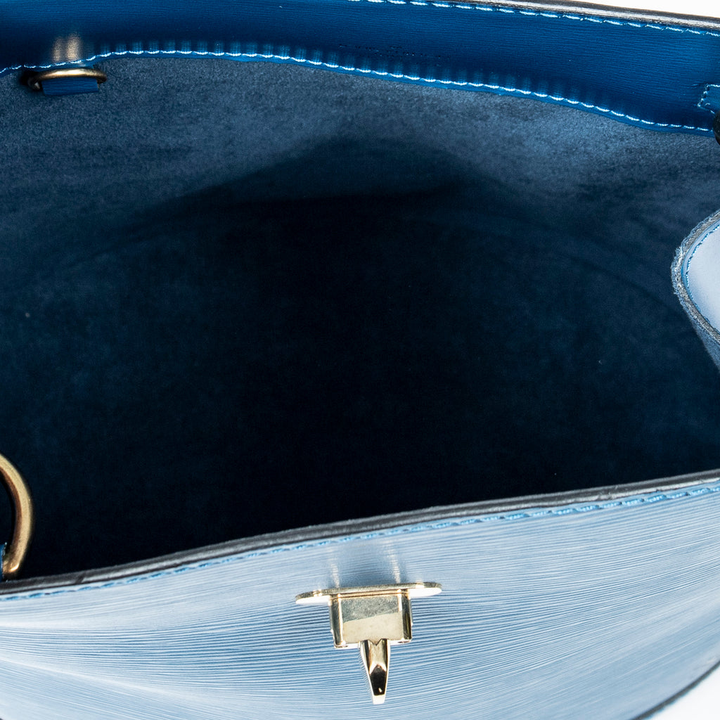 Shoulder Bag Cluny Blue Epi