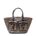 Shoulder Bag Manosque GM Brown Damier Ebene