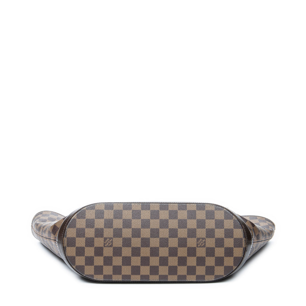 Shoulder Bag Manosque GM Brown Damier Ebene