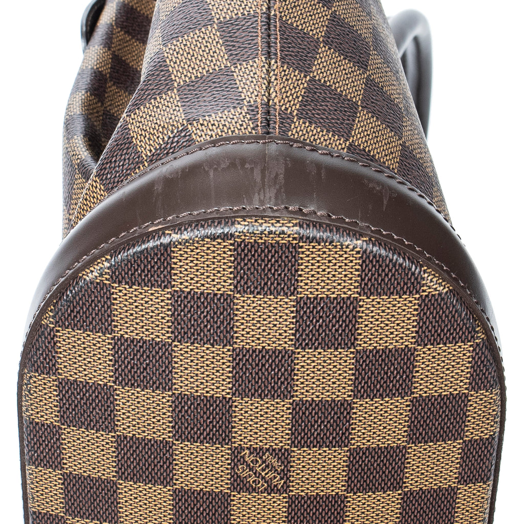 Shoulder Bag Manosque GM Brown Damier Ebene
