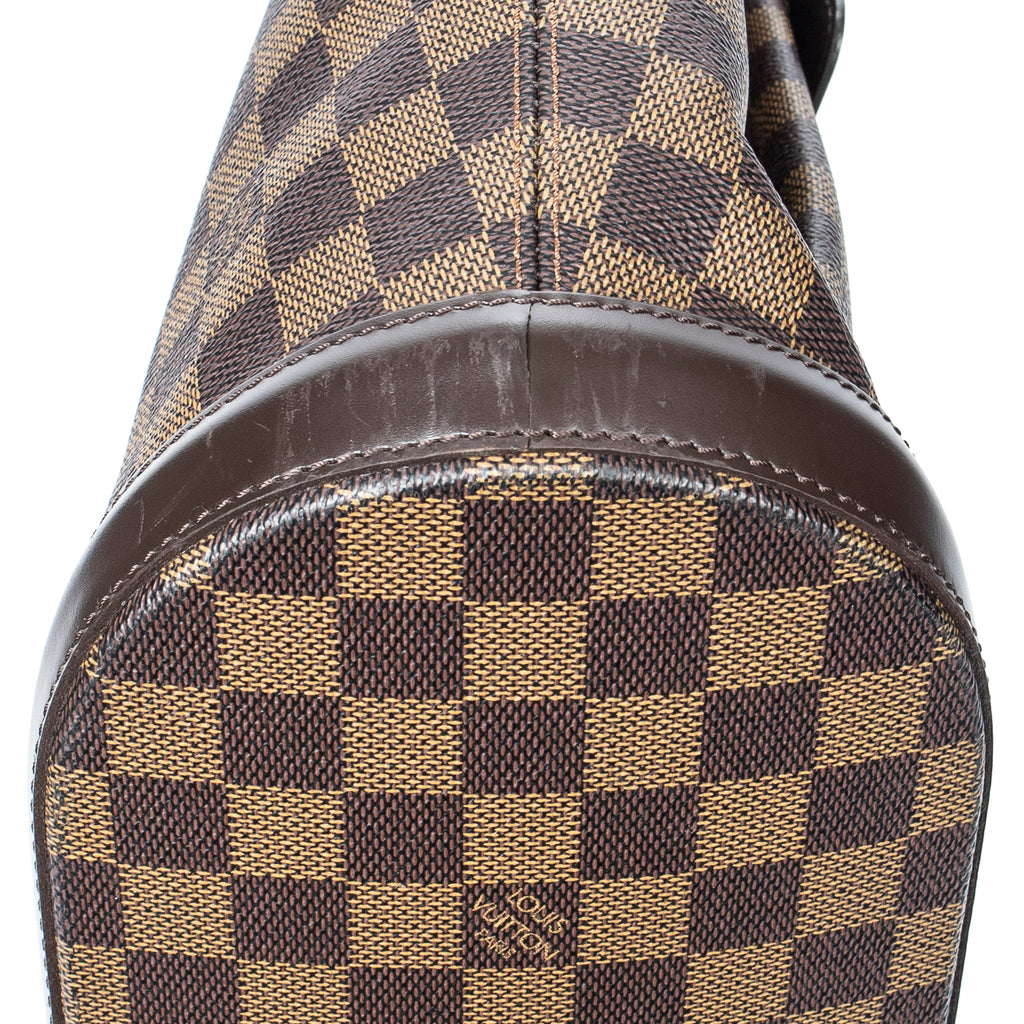 Shoulder Bag Manosque GM Brown Damier Ebene