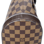 Shoulder Bag Manosque GM Brown Damier Ebene