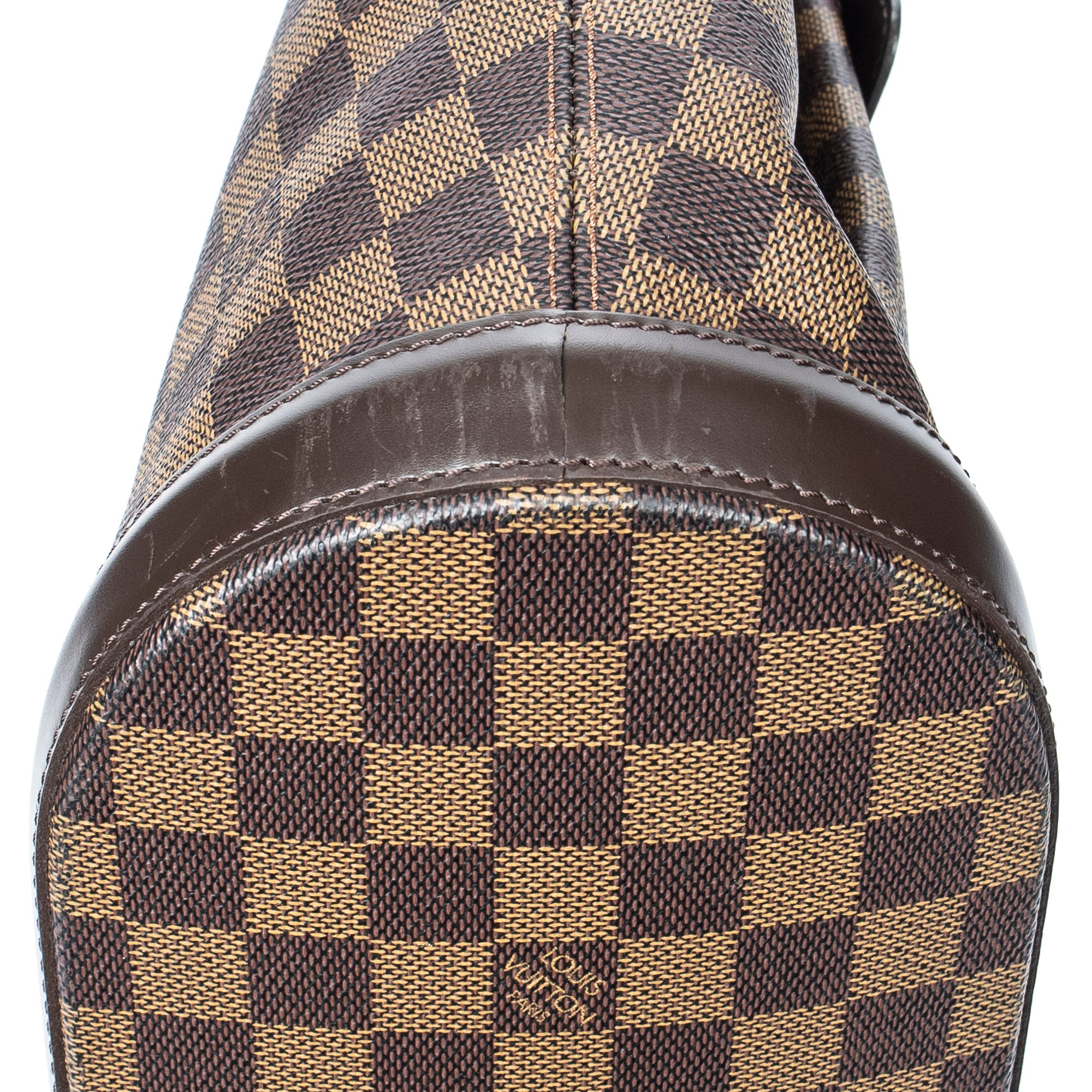 Shoulder Bag Manosque GM Brown Damier Ebene