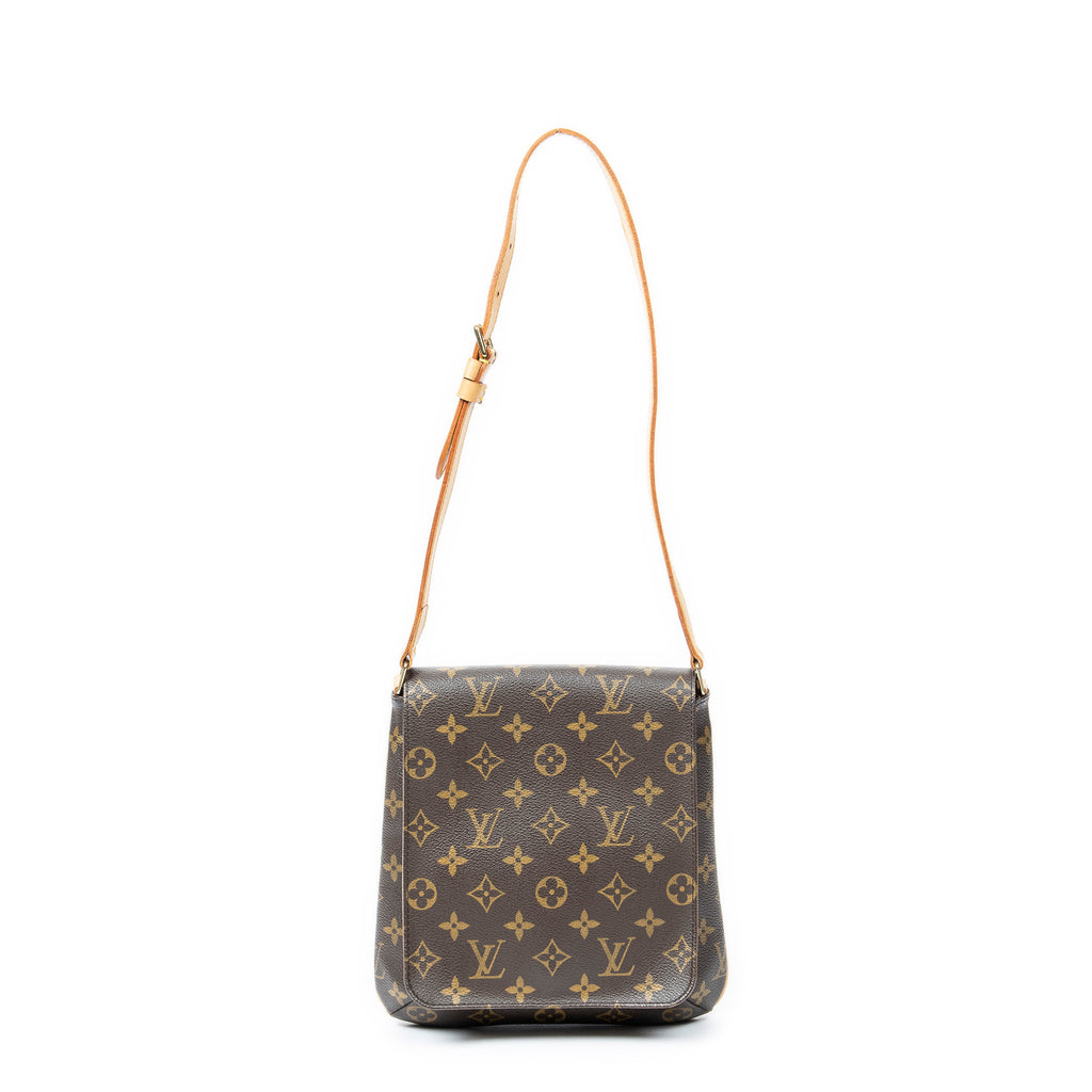 Shoulder Bag Musette Salsa Brown Monogram Canvas