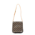 Shoulder Bag Musette Salsa Brown Monogram Canvas