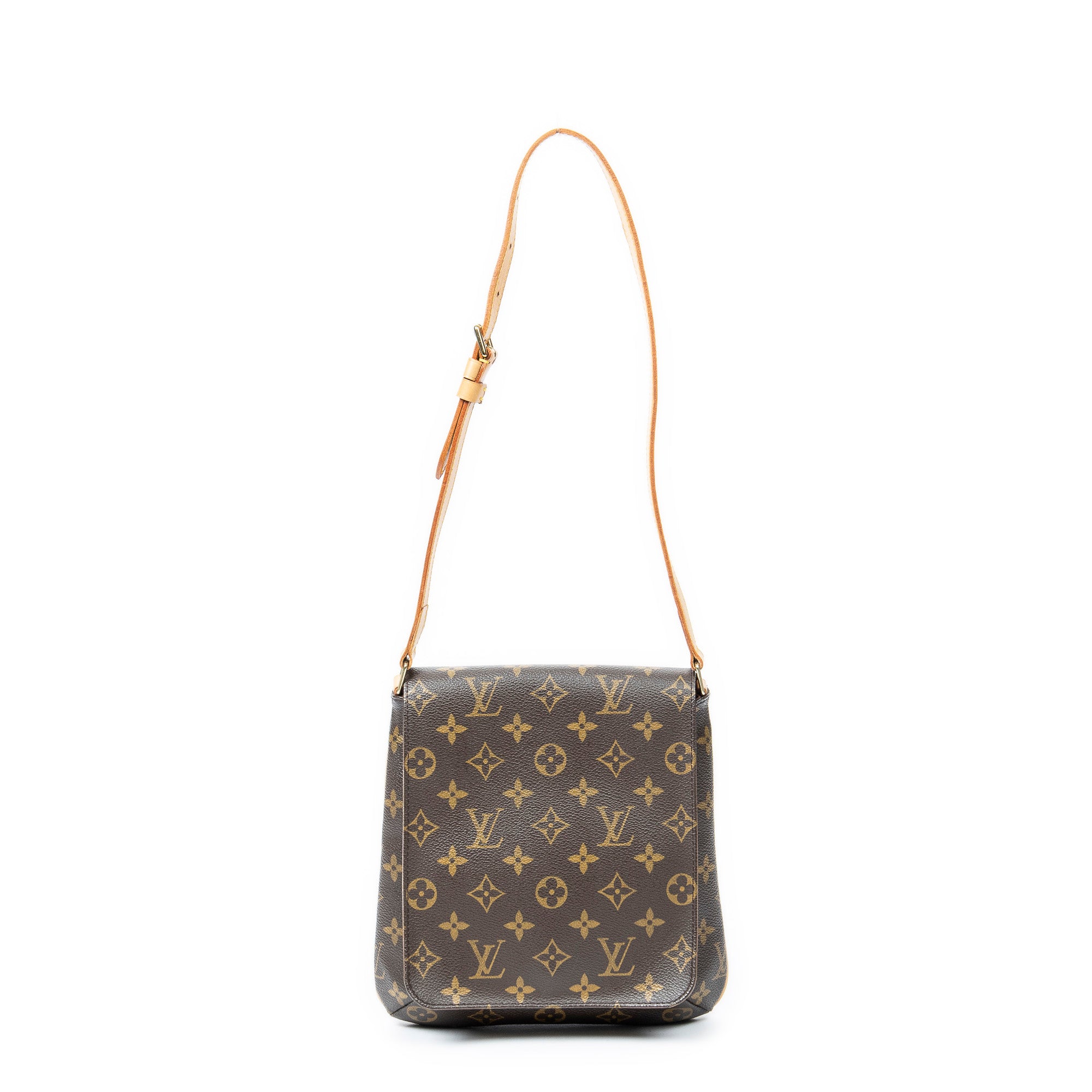 Shoulder Bag Musette Salsa Brown Monogram Canvas