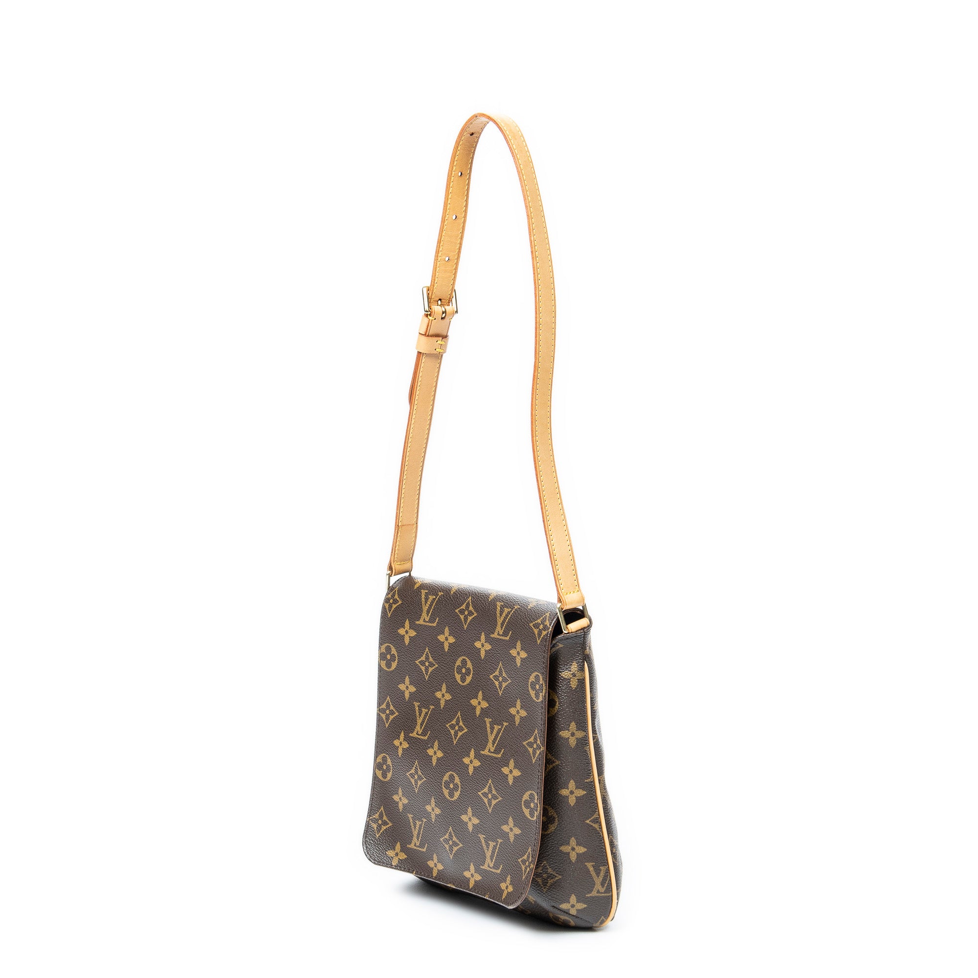 Shoulder Bag Musette Salsa Brown Monogram Canvas