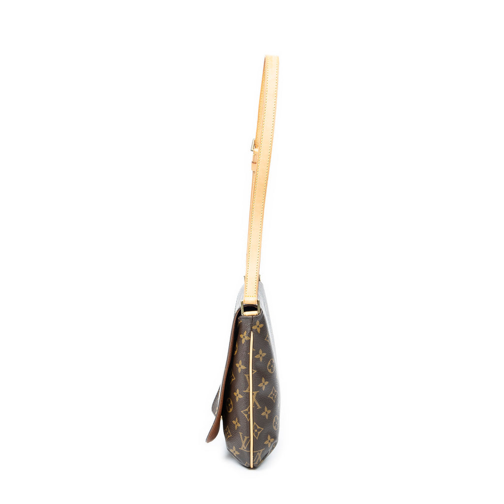 Shoulder Bag Musette Salsa Brown Monogram Canvas