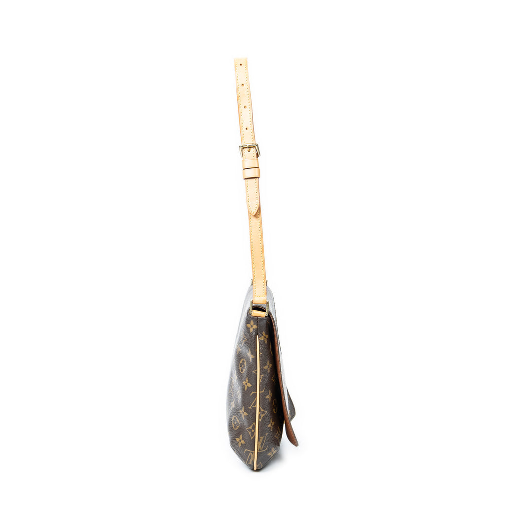 Shoulder Bag Musette Salsa Brown Monogram Canvas